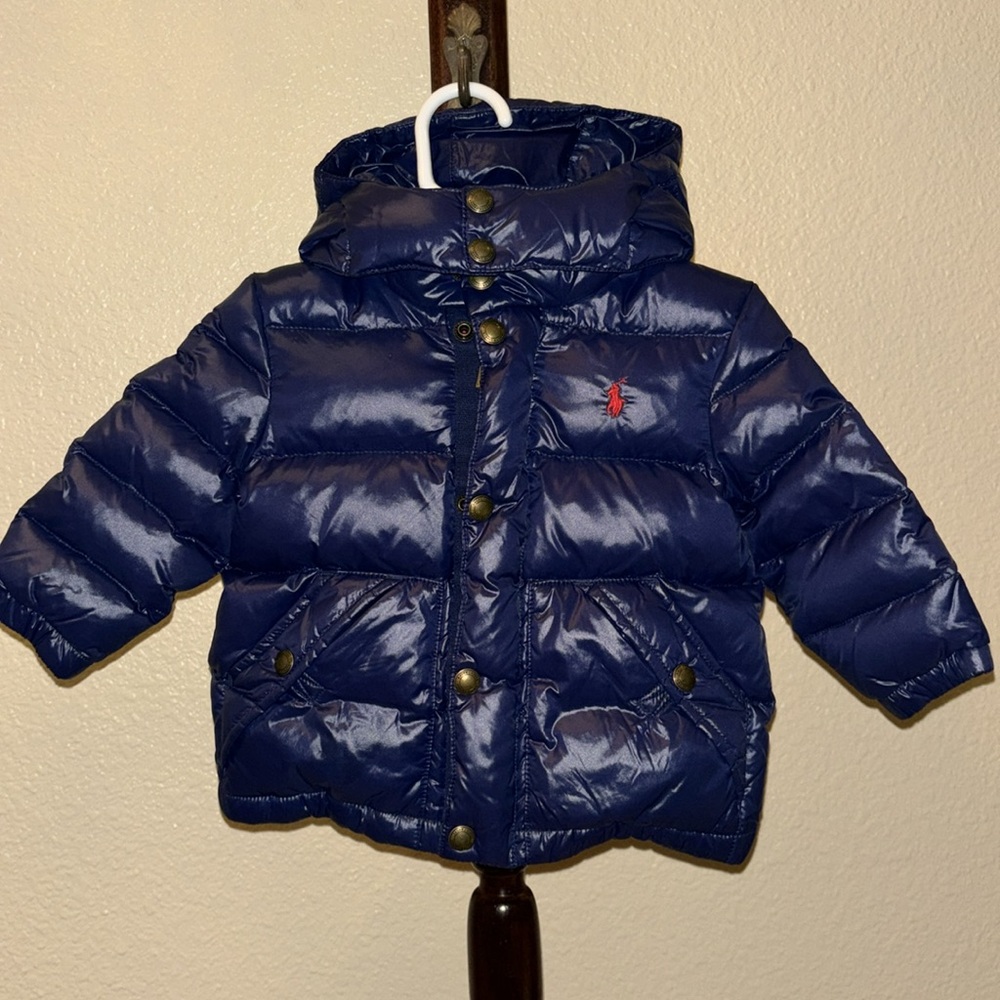 Ralph Lauren hooded puffer down jacket